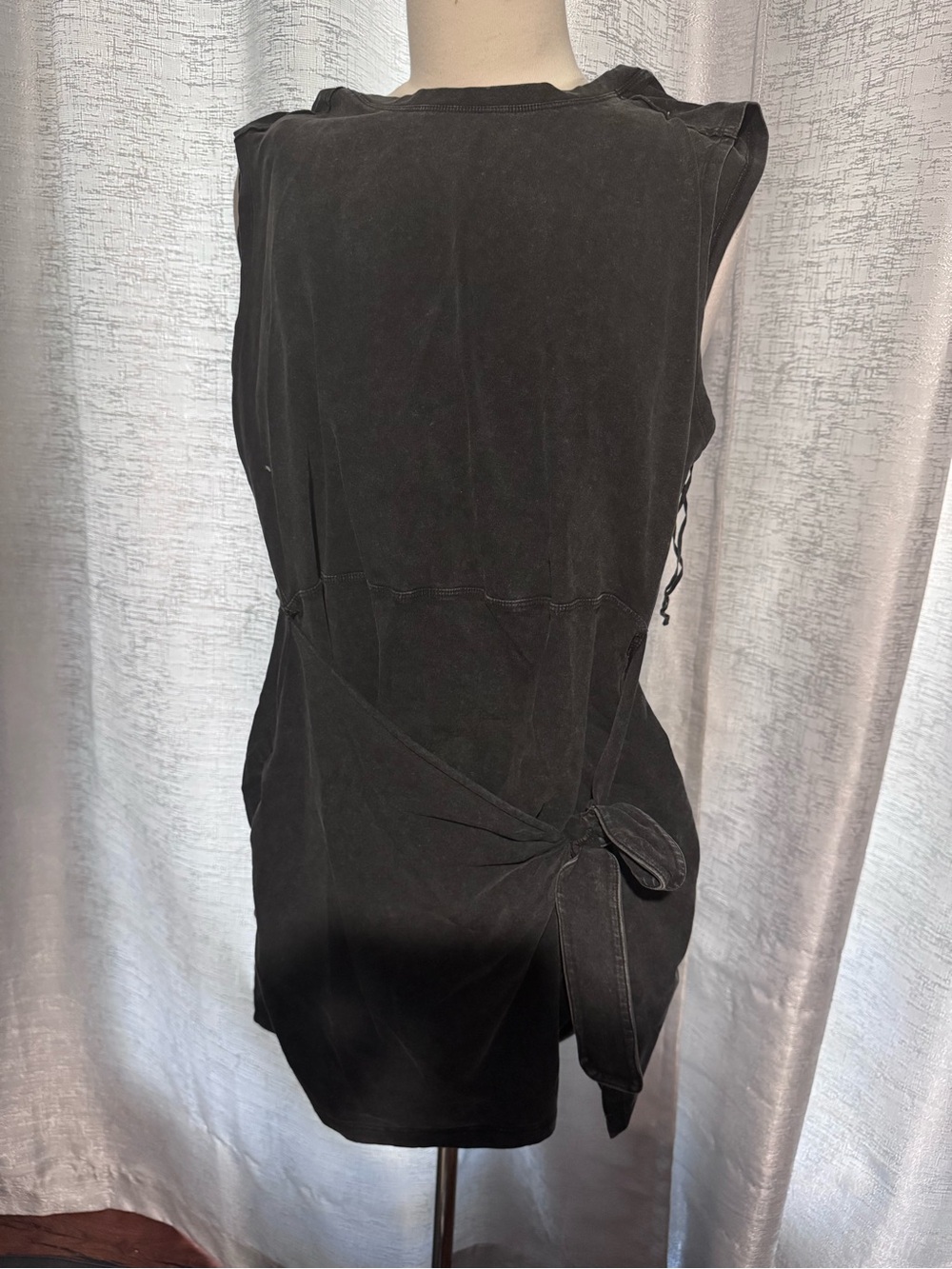 FP Movement by Free People Black Wrap Skort with Side Tie